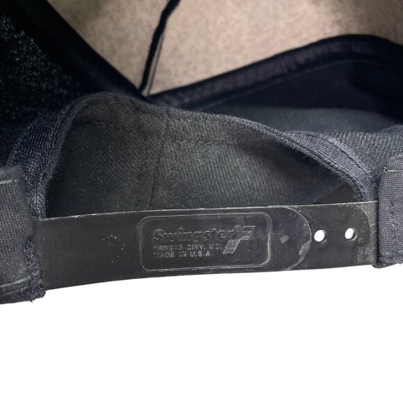 VTG Corvette Snapback Two Toned Hat- Embroidered- Car Racing Black Purple - Picture 7 of 7